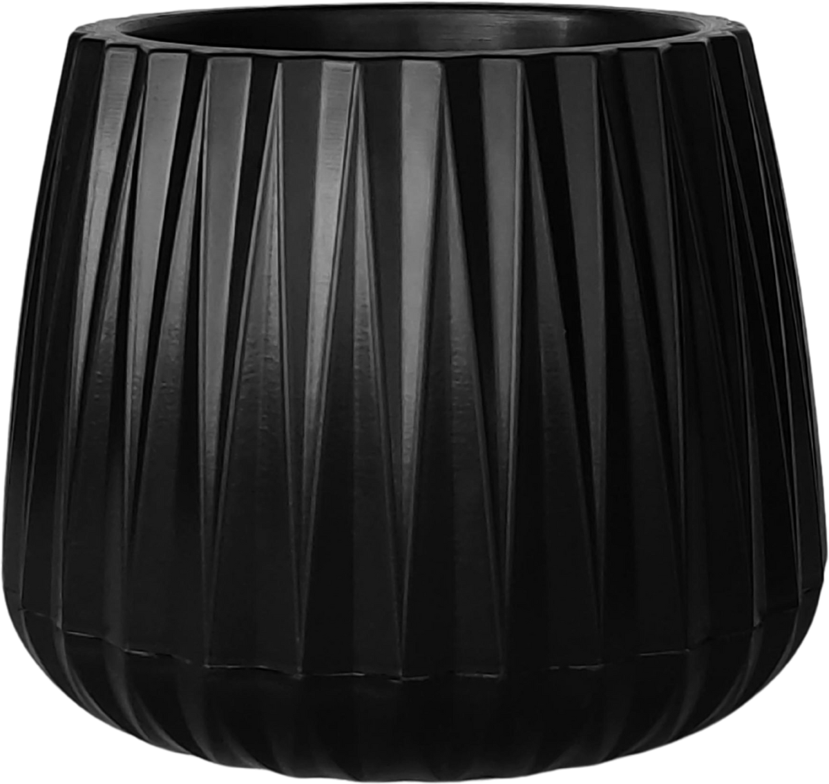 LL8 กระถางเพชร ดำ