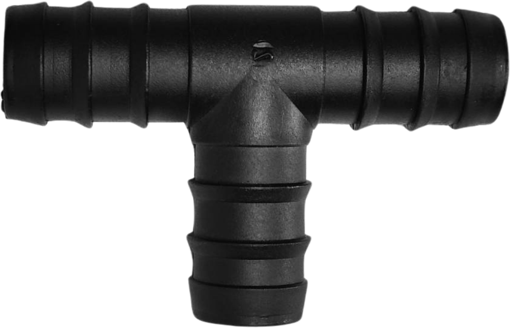 PEJ17 สามทาง PE 25x25x25mm ดำ