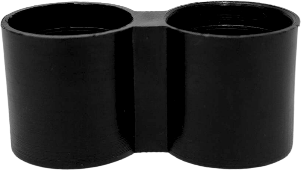 PEJ15 ตัวรัดปลาย PE 16mm ดำ