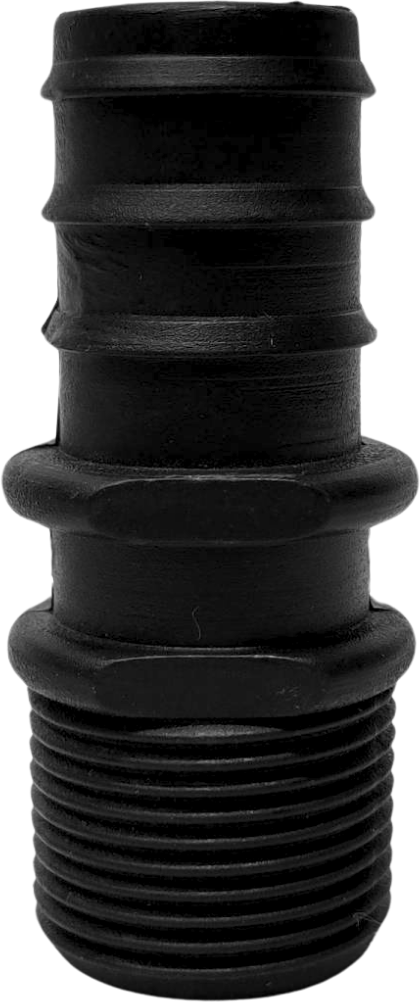 PEJ44 ตรงเกลียวนอก 25x3/4 ดำ