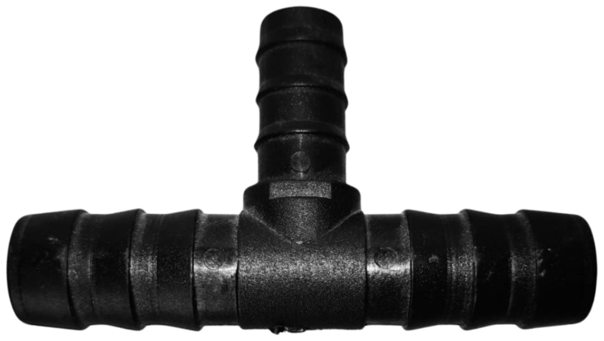 PEJ22 สามทางลด PE 20x16x20 mm ดำ